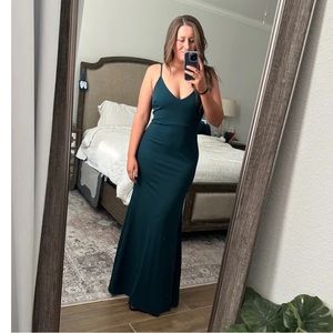 Infinite Glory Forest Green Maxi Dress